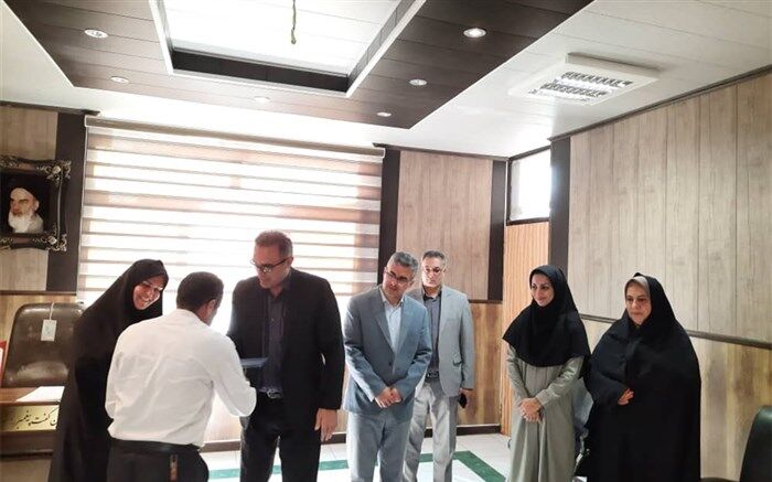 رئیس سازمان دانش‌آموزی قائمشهر معارفه شد