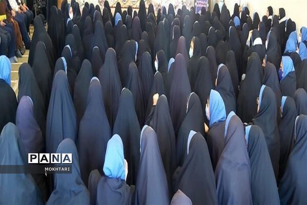 همایش دانش‌آموزی در محکومیت هتک حرمت به مقدسات و قرآن کریم در جرقویه سفلی