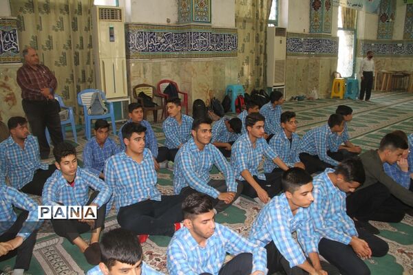 طرح نور چشم، نماز جماعت دانش‌آموزی در شهرستان بهبهان