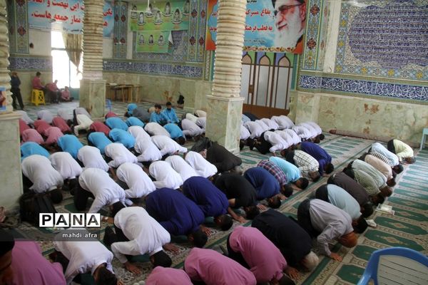طرح نور چشم، نماز جماعت دانش‌آموزی در شهرستان بهبهان