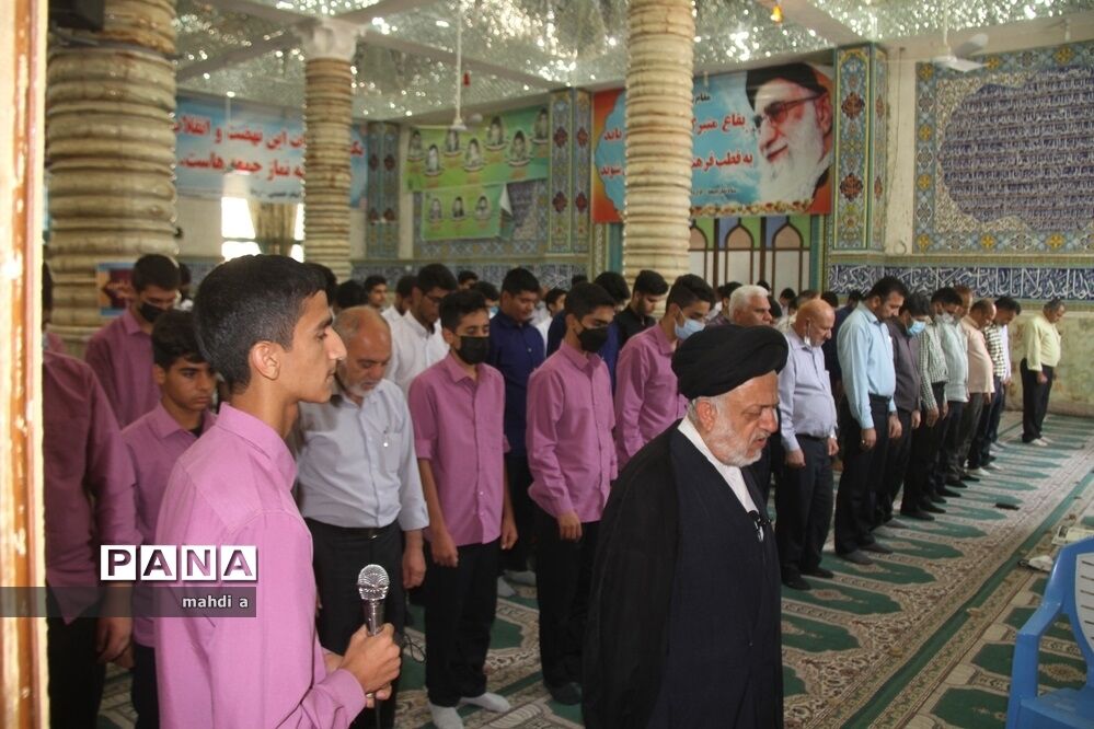 طرح نور چشم، نماز جماعت دانش‌آموزی در شهرستان بهبهان