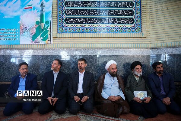 برگزاری نماز جماعت دانش‌آموزی طرح (نورچشم)