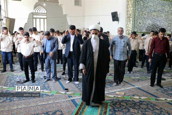اجرای طرح «نور چشم» نماز جماعت در مدارس ناحیه دو شهرری