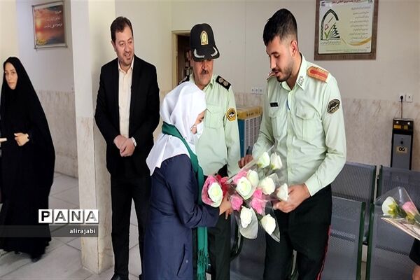 تجلیل از سبزپوشان جان بر کف نیروی انتظامی منطقه کهریزک