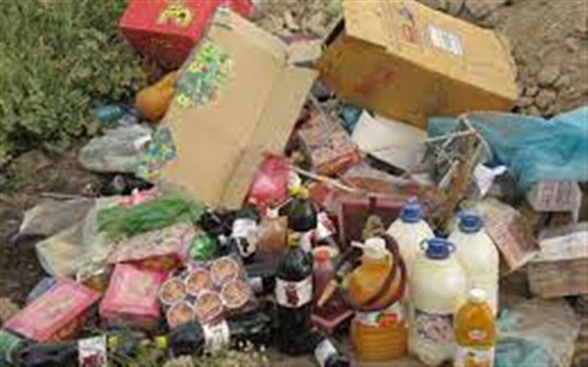 معدوم‌سازی بیش از ۷۷۰ کیلوگرم مواد غذایی تاریخ گذشته در لامرد