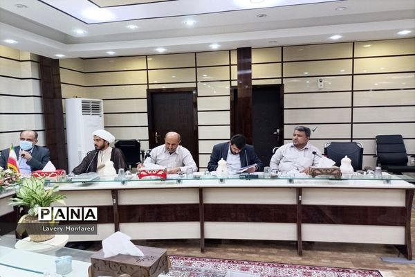 جلسه کار گروه جهاد تبیین آموزش و پرورش استان بوشهر