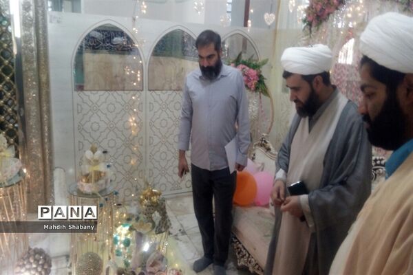 جلسه اخلاق کارگزاران نظام ورونمایی از اتاق عقد در امامزاده سید محمد (ع)کاشمر