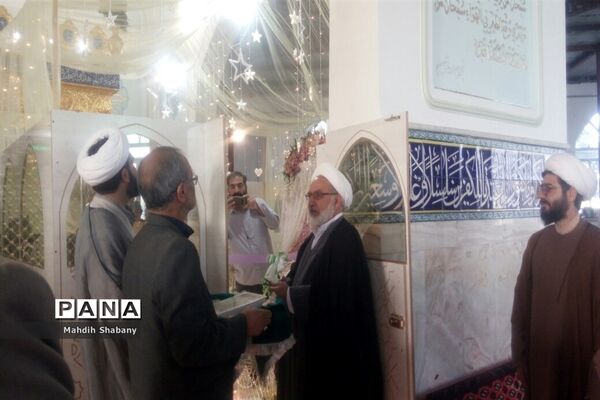 جلسه اخلاق کارگزاران نظام ورونمایی از اتاق عقد در امامزاده سید محمد (ع)کاشمر