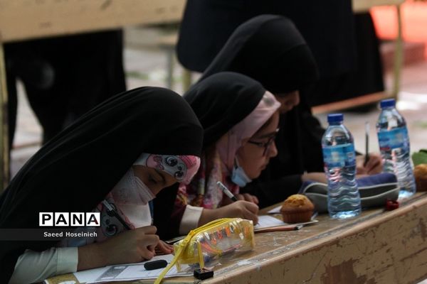 جشنواره خوشنویسی دانش‌آموزی «نسیم مهر» در قم-1