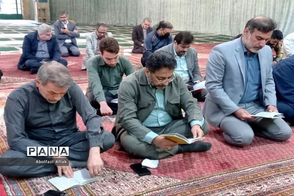 برگزاری مراسم پرفیض دعای ندبه در اردوگاه شهید باهنر