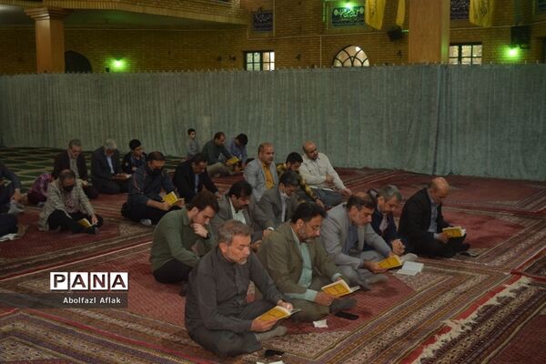برگزاری مراسم پرفیض دعای ندبه در اردوگاه شهید باهنر