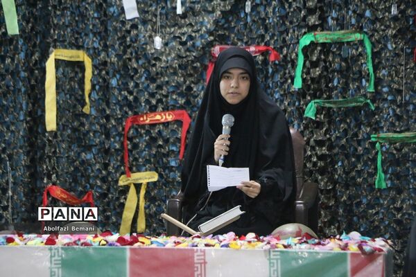 استقبال از شهید گمنام در دبیرستان شاهد رضویه قم