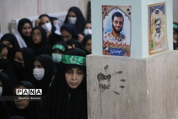 استقبال از شهید گمنام در دبیرستان شاهد رضویه قم