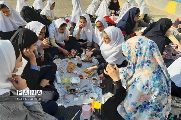 طرح صبحانه سالم در دبستان میعاد فشافویه
