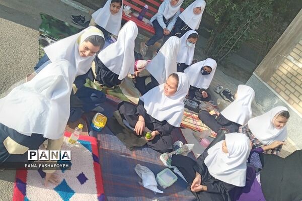 طرح صبحانه سالم در دبستان میعاد فشافویه