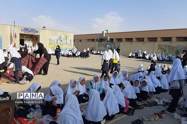 طرح صبحانه سالم در دبستان میعاد فشافویه