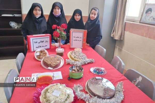 برگزاری جشنواره غذای سالم در دبیرستان امیر علاقه‌بند