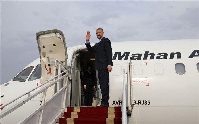 امیرعبداللهیان تهران را به مقصد ایروان ترک کرد