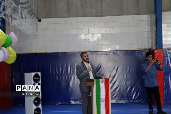 افتتاح سالن ورزشی مدرسه سیدالشهدا(ع) در قم