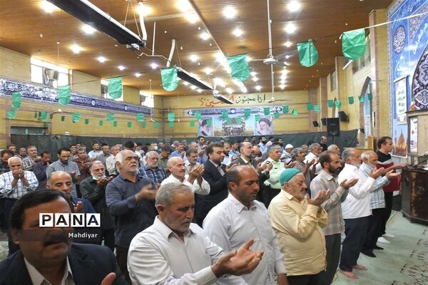 حضور با شکوه مردم ولایتمدار بخش جوادآباد در نماز جمعه