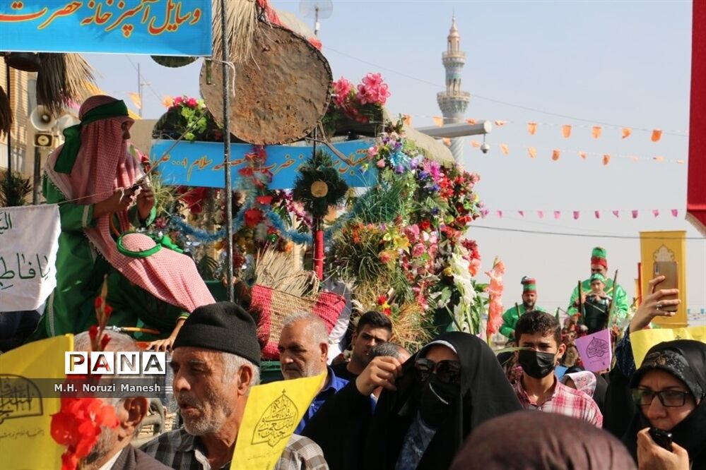 کاروان نمادین ورود حضرت فاطمه معصومه(س) به قم
