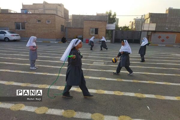 برگزاری المپیاد ورزشی درون‌مدرسه‌ای در آموزشگاه نشاط اسلامشهر
