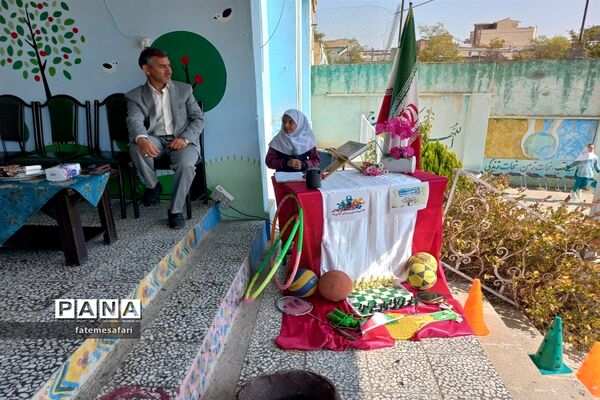 برگزاری مراسم افتتاحیه المپیاد ورزش درون‌مدرسه‌ای در دبستان نجمه فیروزکوه