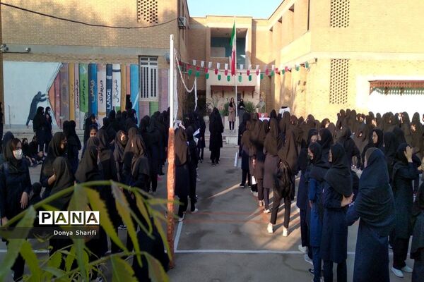 هفته تربیت‌بدنی در دبیرستان حجاب شهرستان بوشهر