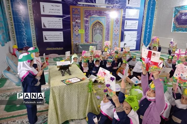 فعالیت‌های معنوی فرهنگی دختران دبستان حضرت فاطمه (س) ملارد