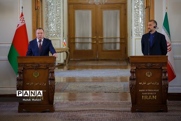 دیدار وزیر امور خارجه بلاروس با حسین امیر عبداللهیان