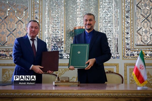 دیدار وزیر امور خارجه بلاروس با حسین امیر عبداللهیان