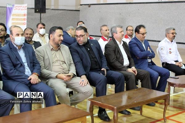 رزمایش استانی پدافند غیرعامل در مدرسه امامی سمنان