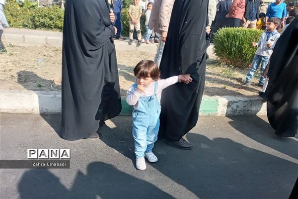 راهپیمایی مردم ملارد به مناسبت حادثه تروریستی شهدای حرم شاهچراغ (ع)