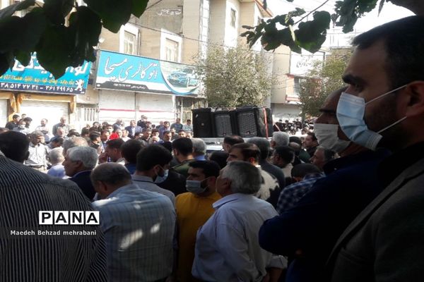 راهپیمایی باشکوه مردم شهرستان قرچک