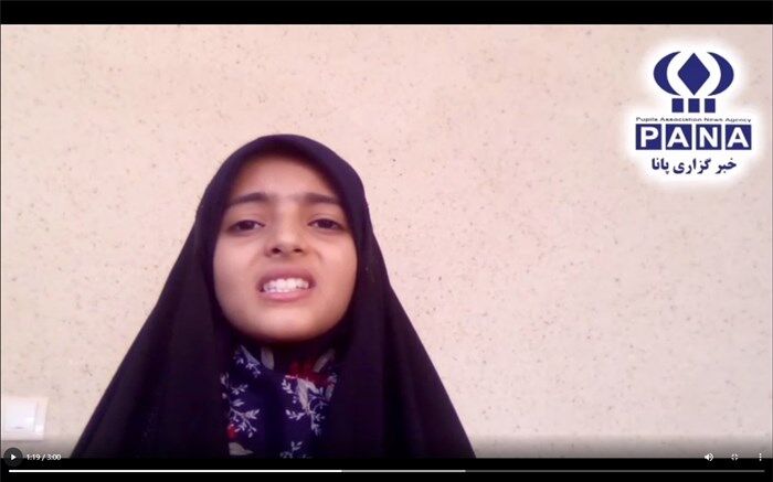 دکلمه‌خوانی خبرنگار پانا‌ استان اصفهان درباره حادثه تروریستی شیراز
