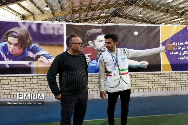برگزاری مسابقات ورزشی تنیس روی میز در صفادشت
