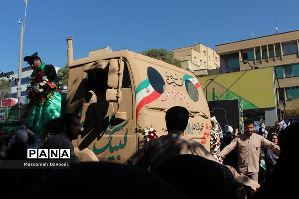 تشییع پیکر شهدای اقدام تروریستی حرم مطهر شاهچراغ (ع)