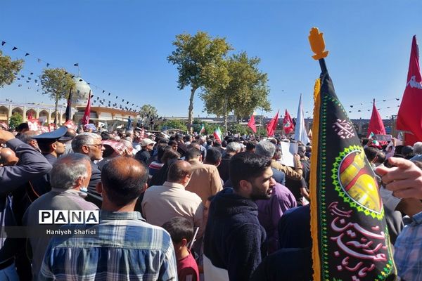 مراسم تشیع شهدای حرم شاهچراغ(ع)