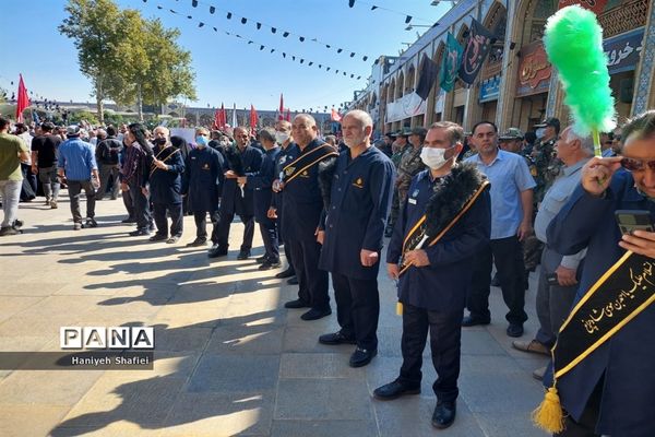 مراسم تشیع شهدای حرم شاهچراغ(ع)