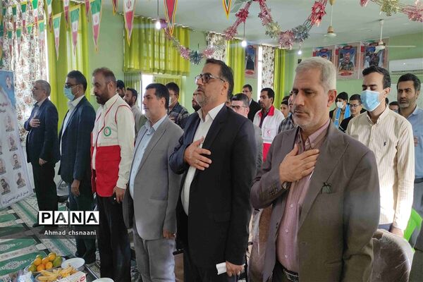 آیین نکوداشت هفته پدافند غیر عامل در اداره آموزش و پرورش کارون