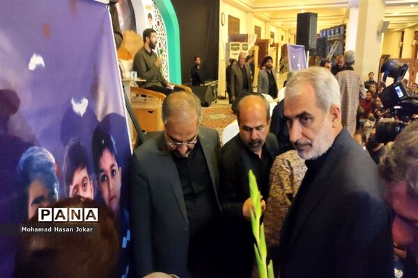 مراسم بزرگداشت شهدای حادثه تروریستی حرم مطهر شاهچراغ با حضور وزیر آموزش و پرورش