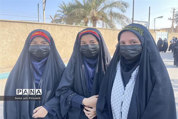 تجمع نوجوانان تمدن‌ساز اهوازی در ٨ آبان سالروز شهادت حسین فهمیده
