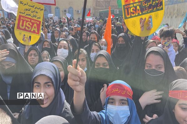 تجمع نوجوانان تمدن‌ساز اهوازی در ٨ آبان سالروز شهادت حسین فهمیده