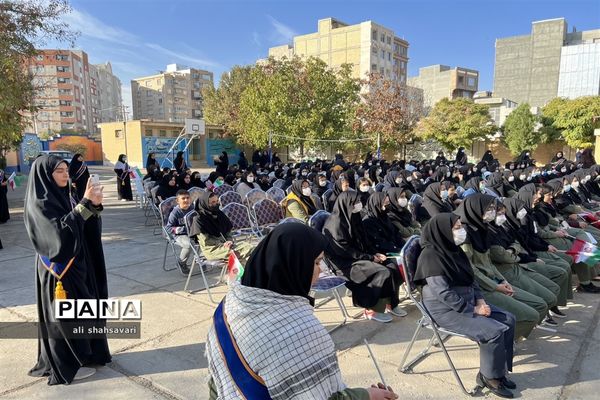 نواختن زنگ استکبارستیزی در مدارس کرمانشاه