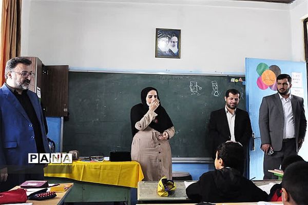 بازدید مدیر آموزش و پرورش ناحیه دو ساری از مدارس کم‌برخوردار