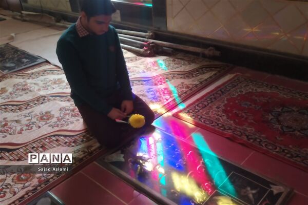 غبارروبی گلزار شهدای شهرستان اقلید