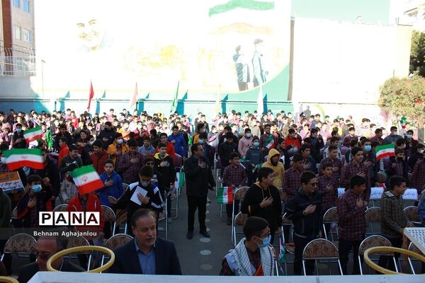 آیین استانی زنگ مبارزه با استکبار جهانی در زنجان