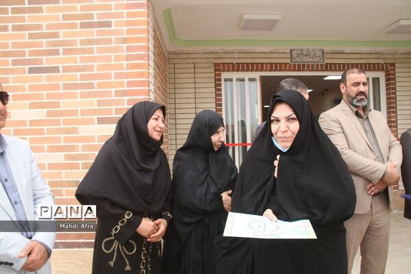 افتتاح آموزشگاه مشارکتی 12 کلاسه شهید رضا نگهبان در بهبهان