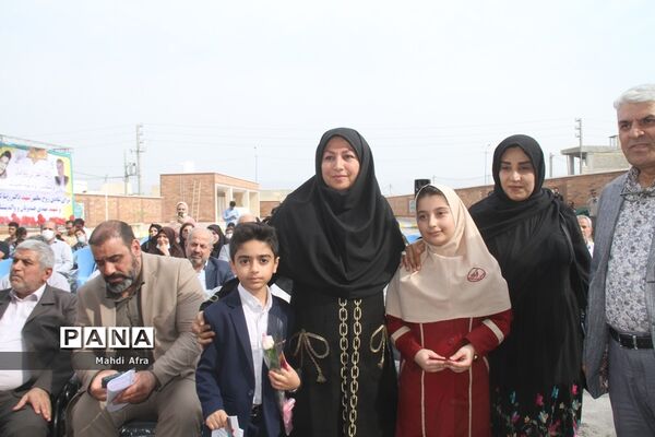 افتتاح آموزشگاه مشارکتی 12 کلاسه شهید رضا نگهبان در بهبهان