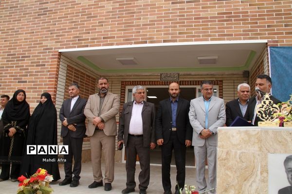 افتتاح آموزشگاه مشارکتی 12 کلاسه شهید رضا نگهبان در بهبهان